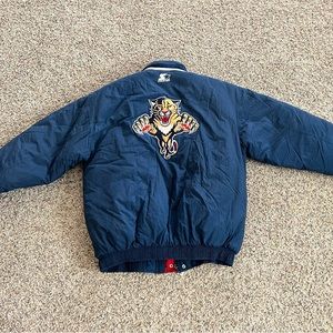 Vintage Starter Florida Panthers NHL
Embroidered Bomber Coat